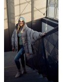 Geaca oversize calduroasa cu gluga, bej 1537 - Magazin online - Boutique